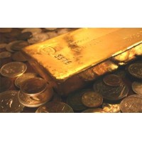 Oro puro en barras