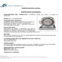 ventiladores anti explosin para minera e industria 