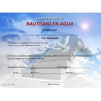 Certificados Para Bautismos